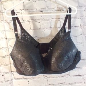 Torrid Curve 48D Black Wire Free Lacey Bra